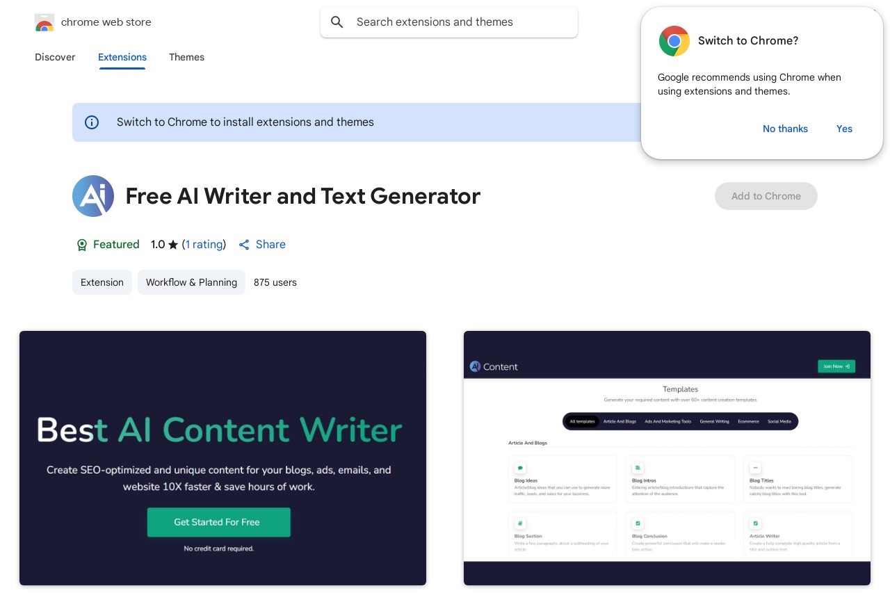 AI Writer and Text Generator