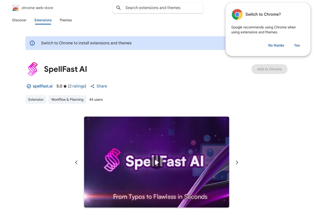 SpellFast AI