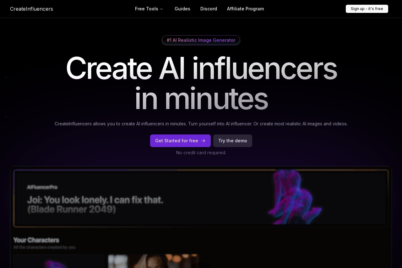 CreateInfluencers