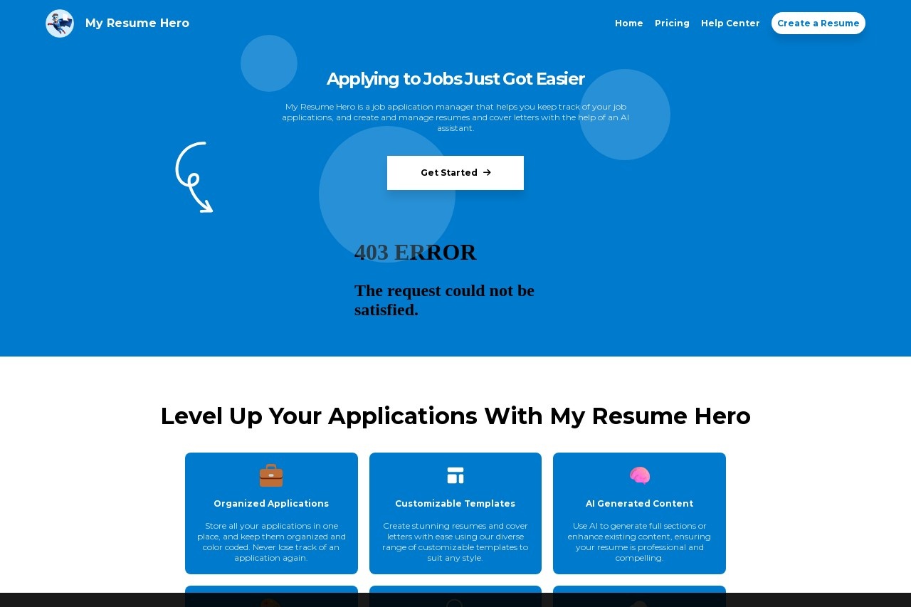 My Resume Hero
