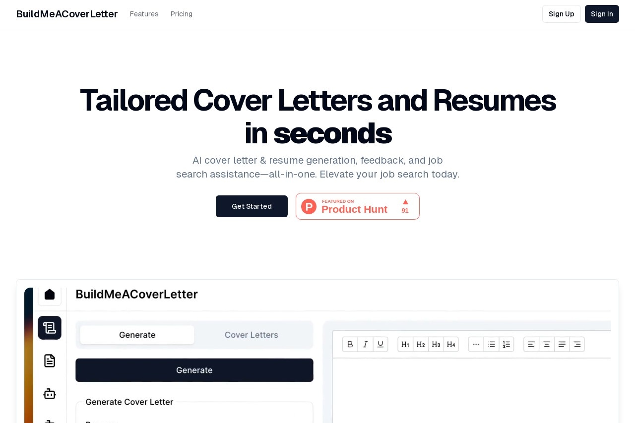 BuildMeACoverLetter
