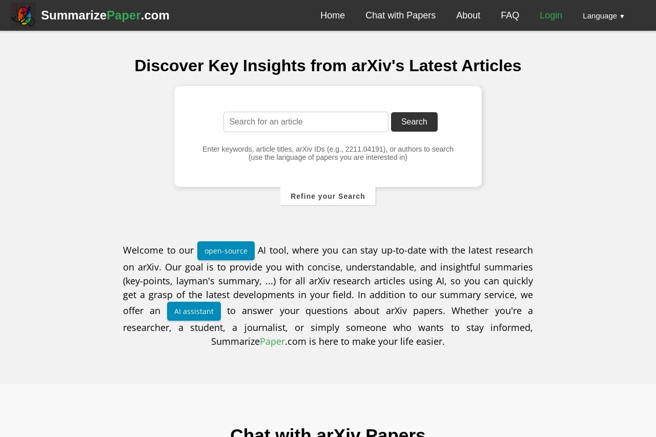 arXiv Paper Summarization