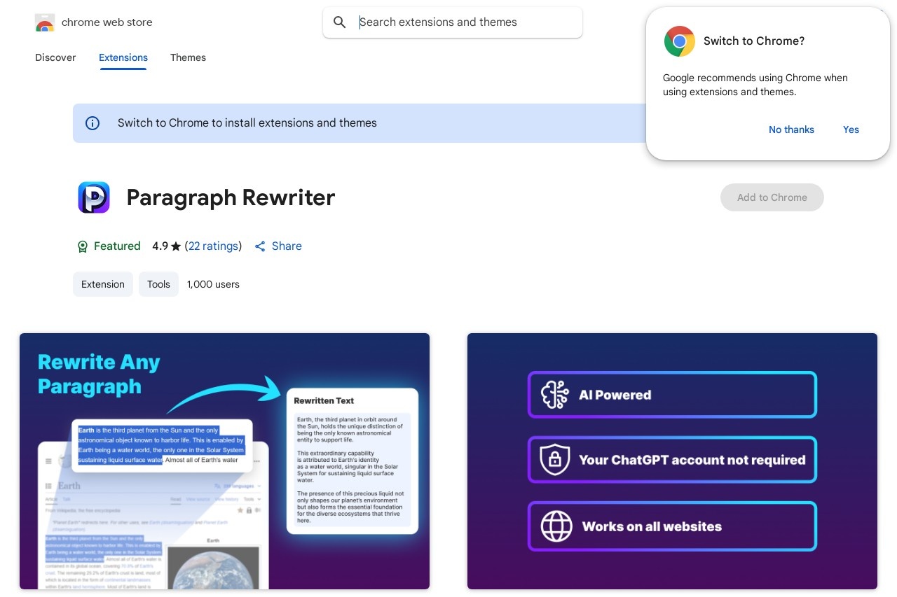 Paragraph Rewriter