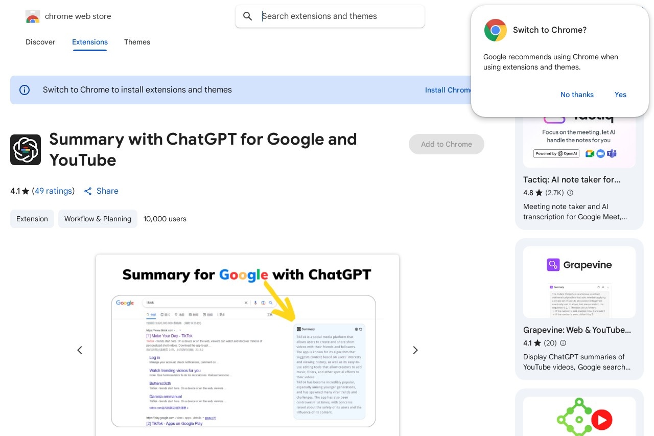 Summary with ChatGPT