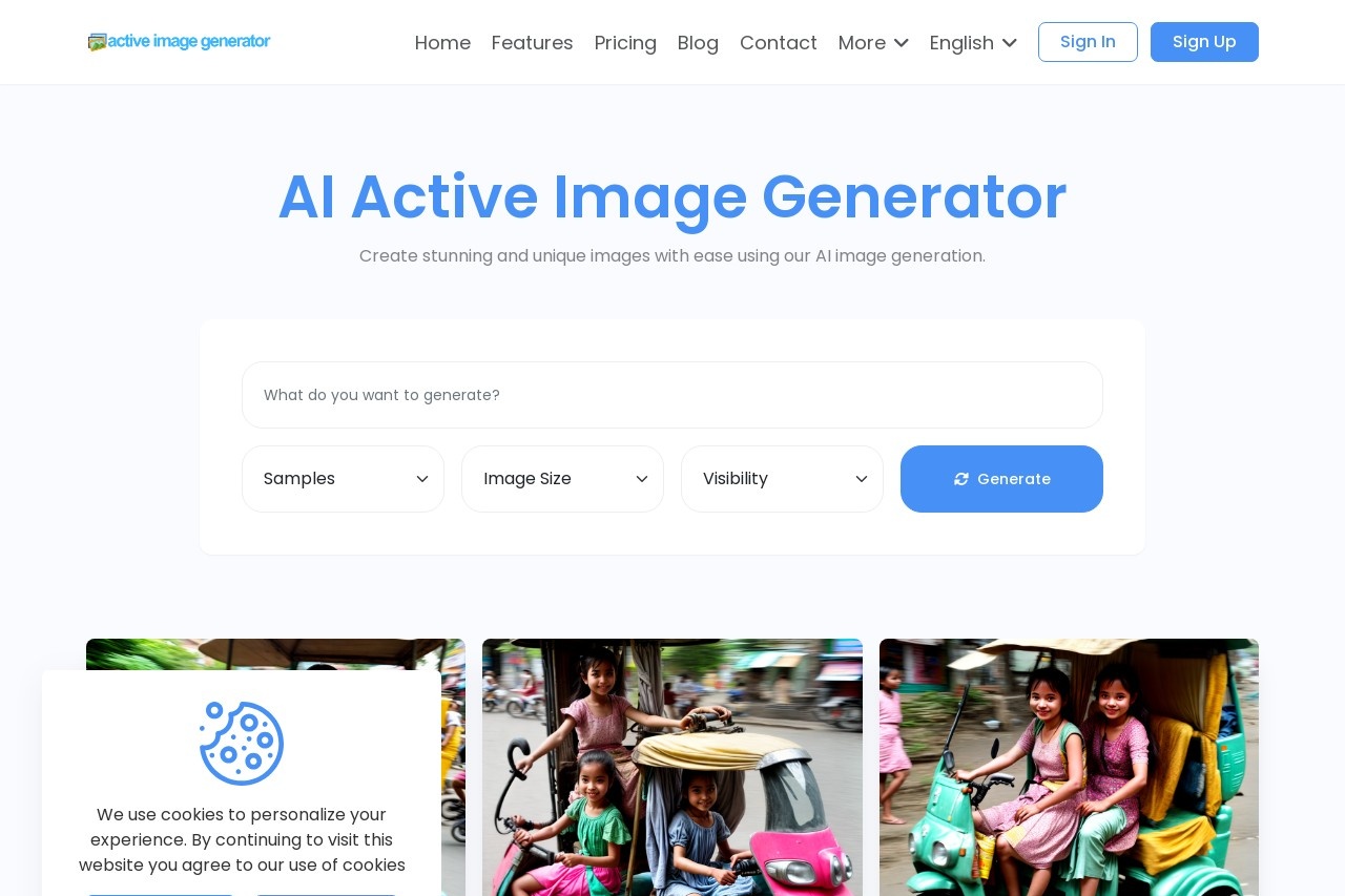 Active Image Generator