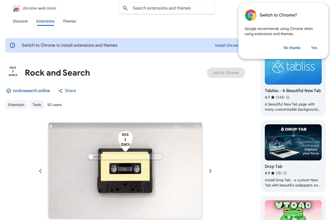 Rock and Search