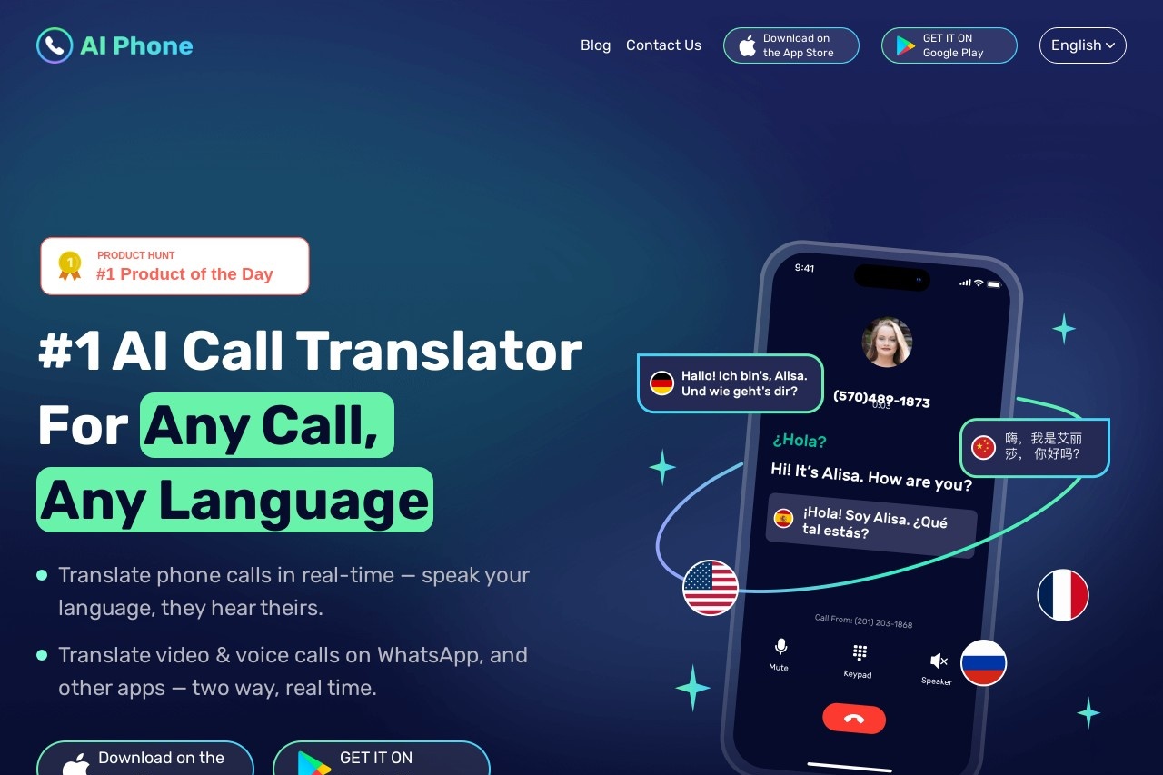 AI Phone Call Translator