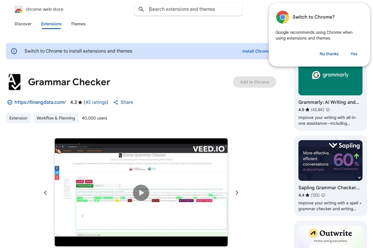 Grammar Checker