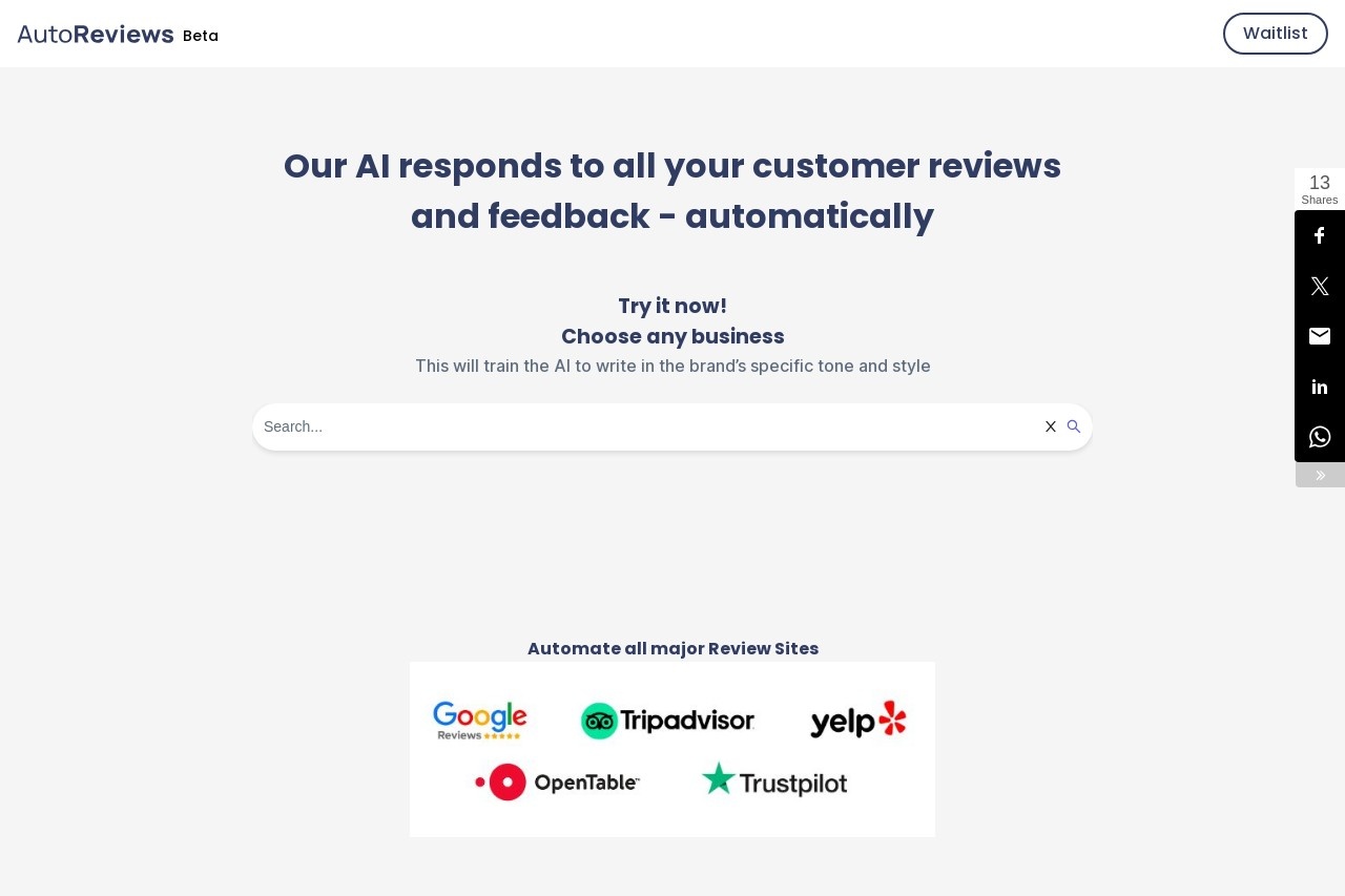 Autoreviews AI