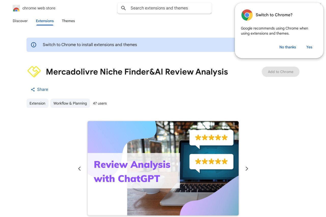 Mercadolivre Niche Finder