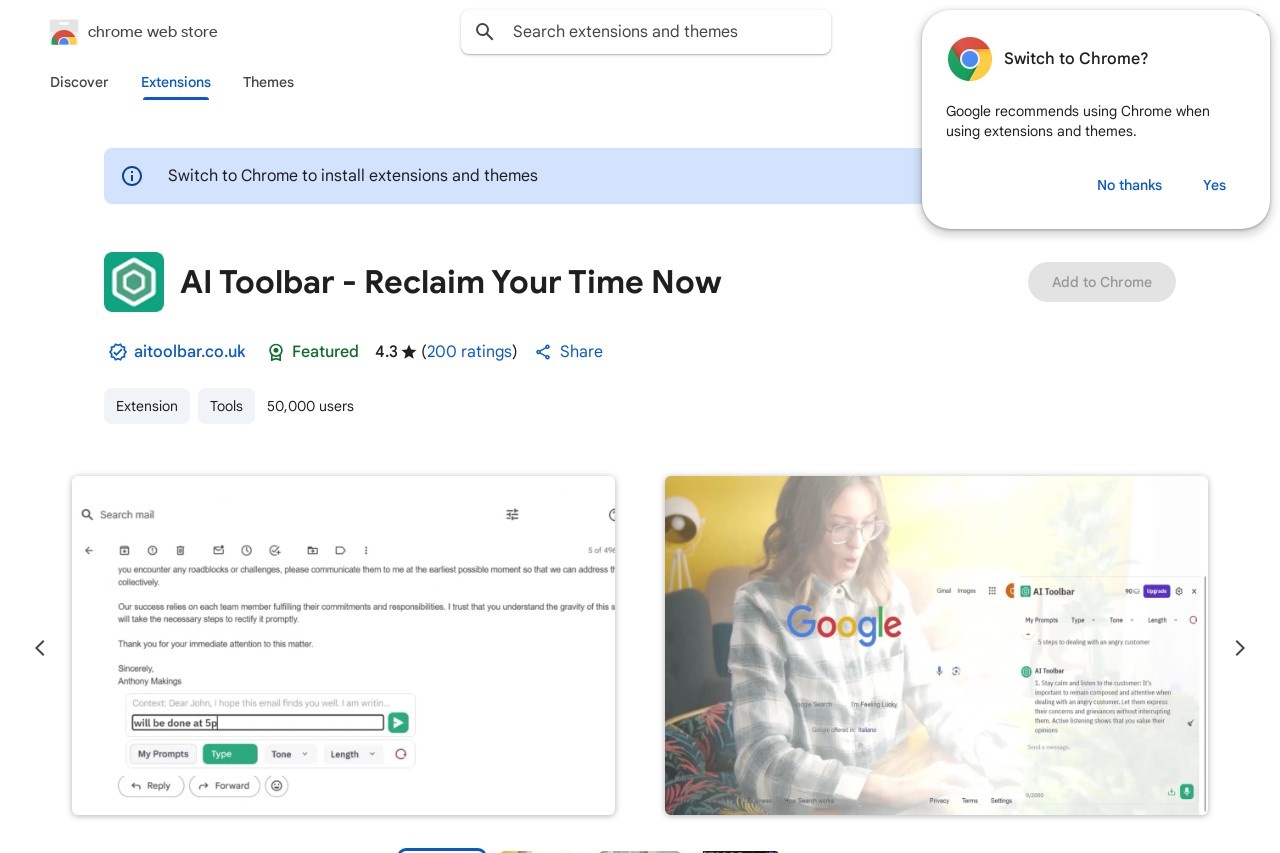 AI Toolbar