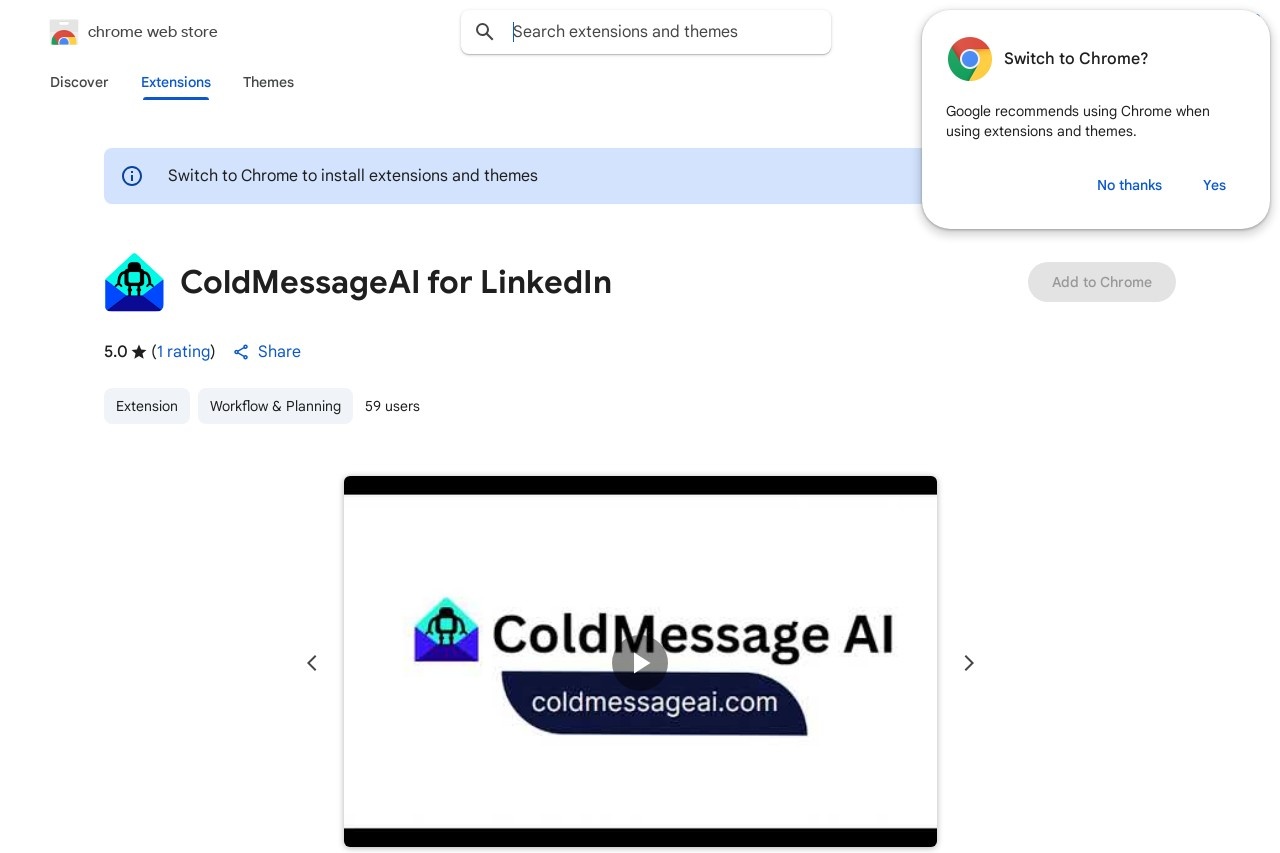 ColdMessageAI