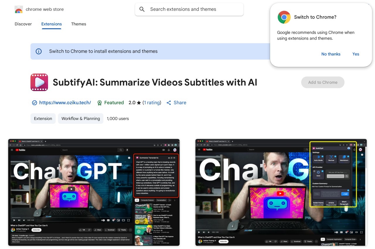 SubtifyAI