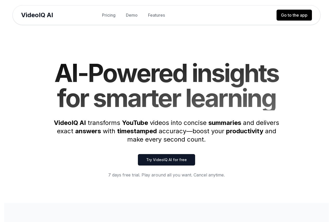 VideoIQ AI