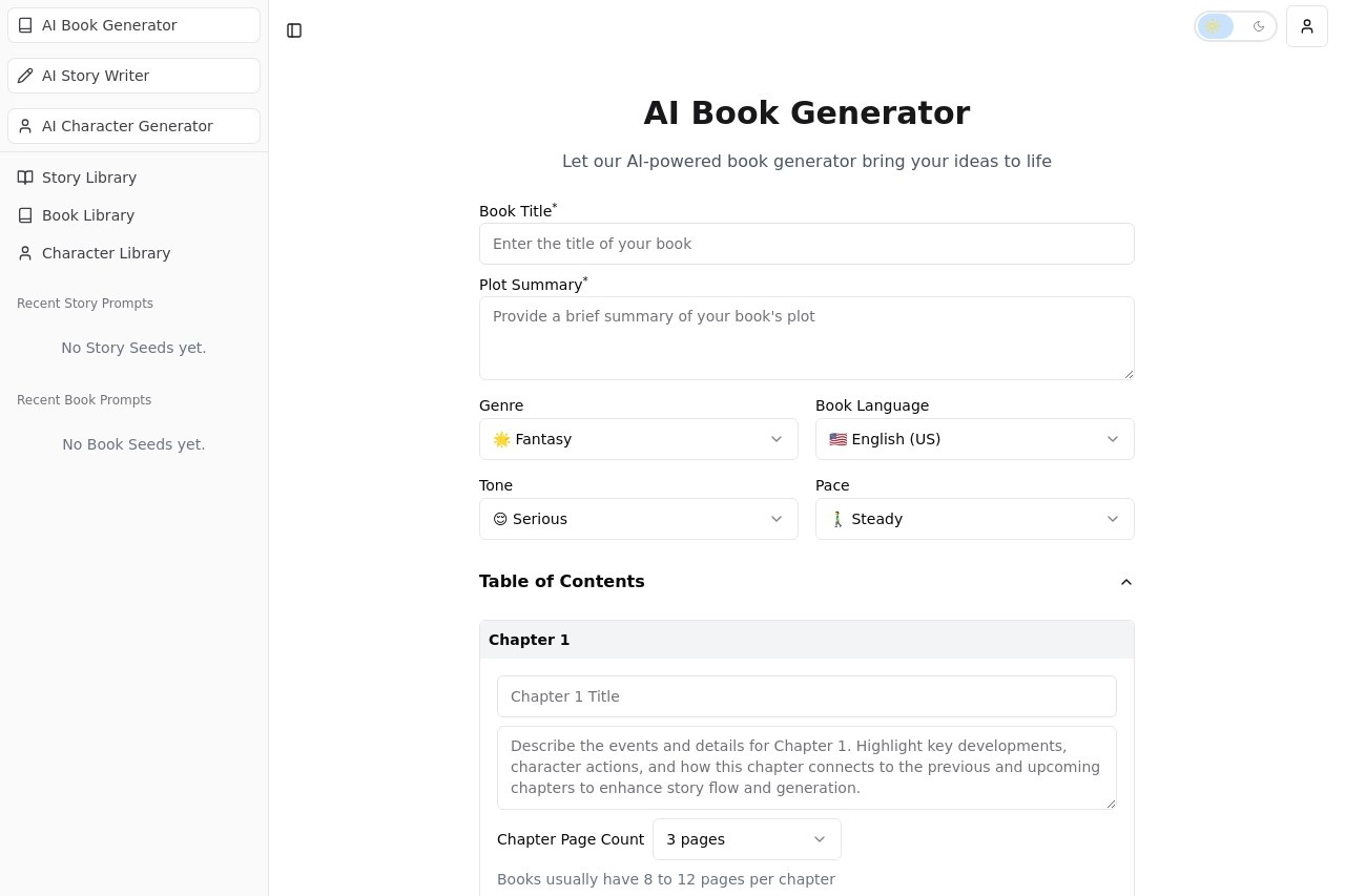 AI Book Generator