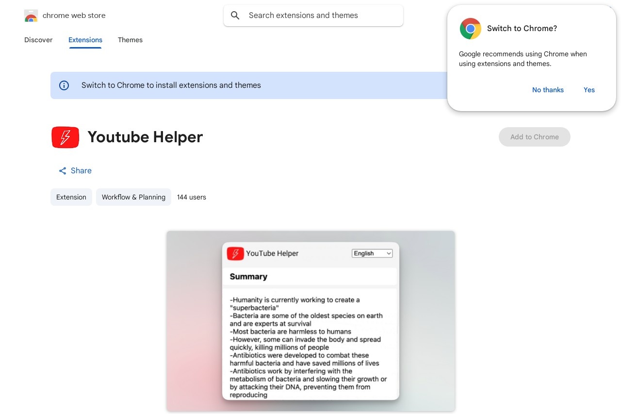 Youtube Helper