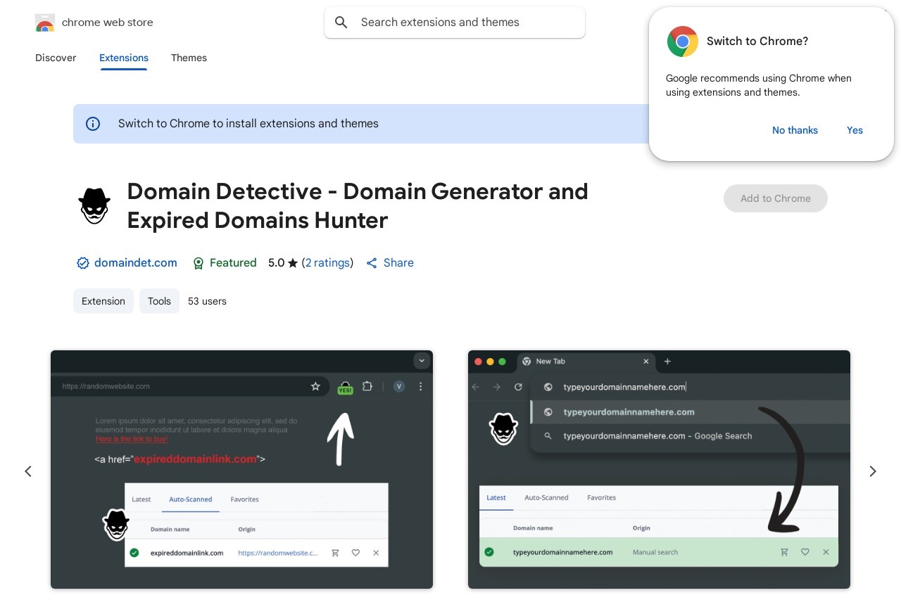 Domain Detective