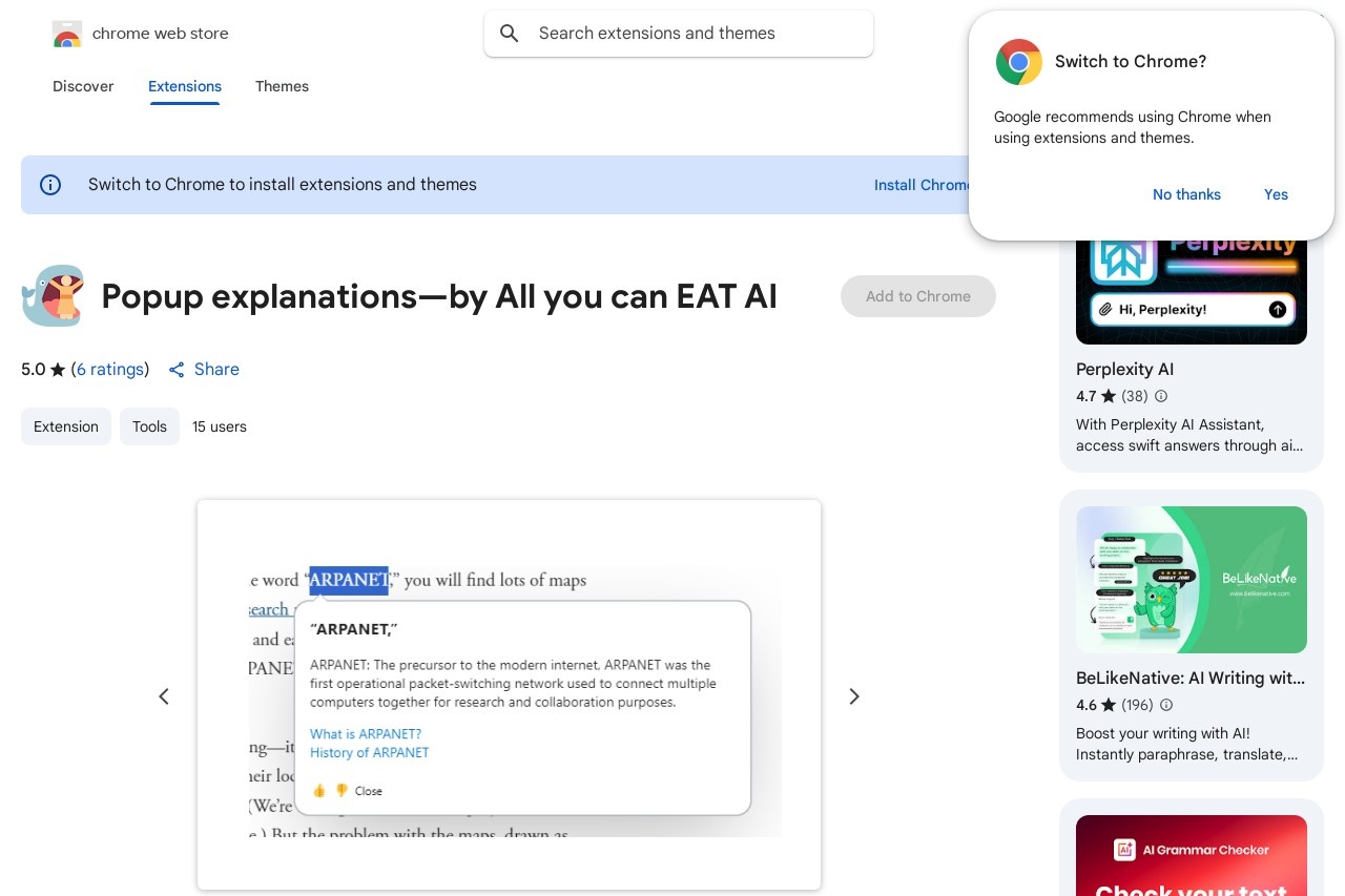 All you can EAT AI