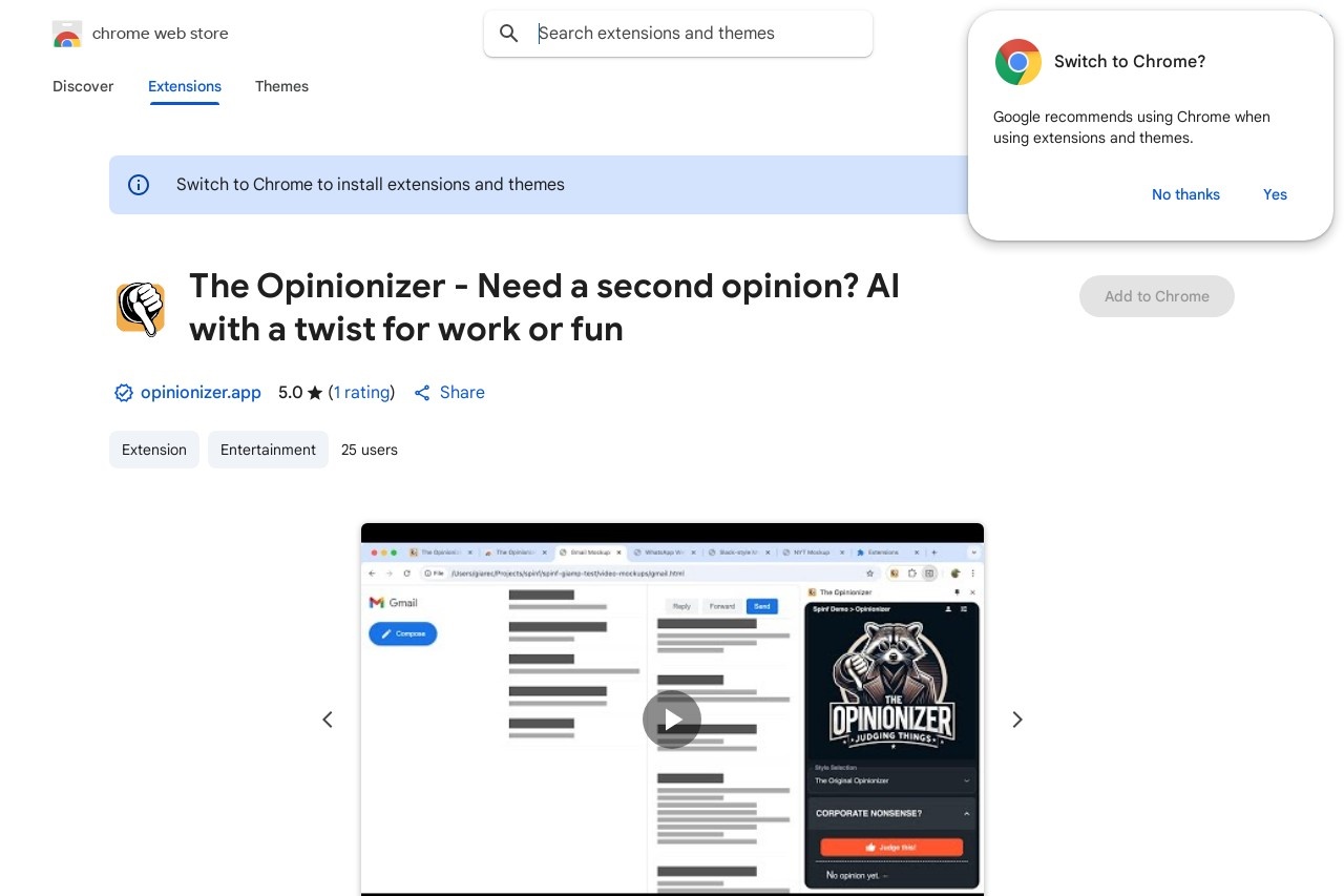 The Opinionizer