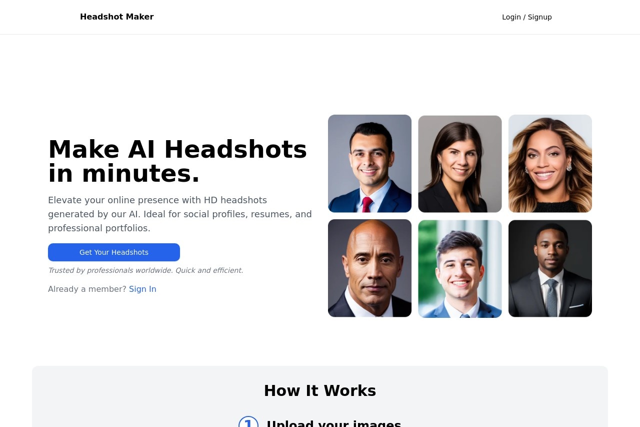 Headshots AI