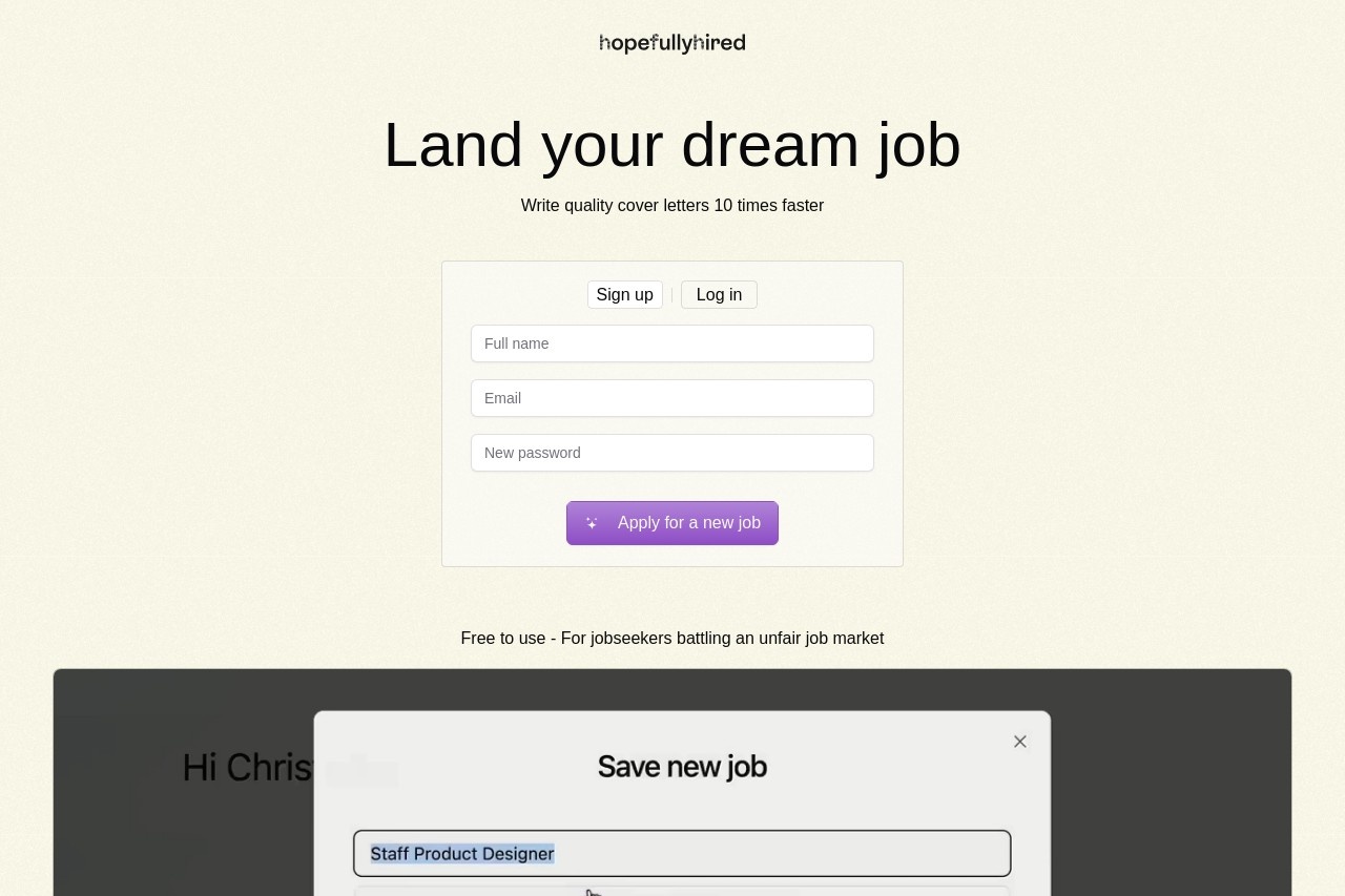 Hopefully Hired