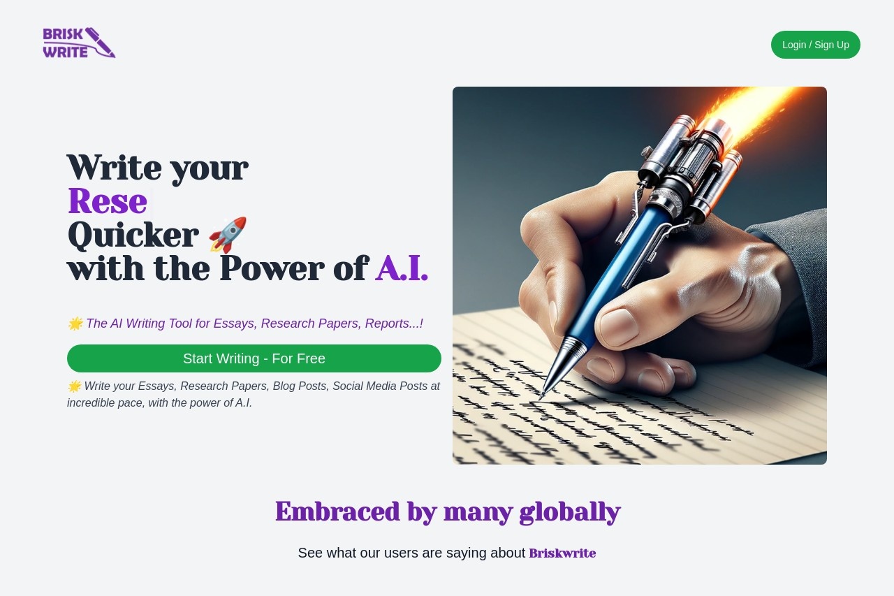 Brisk Write