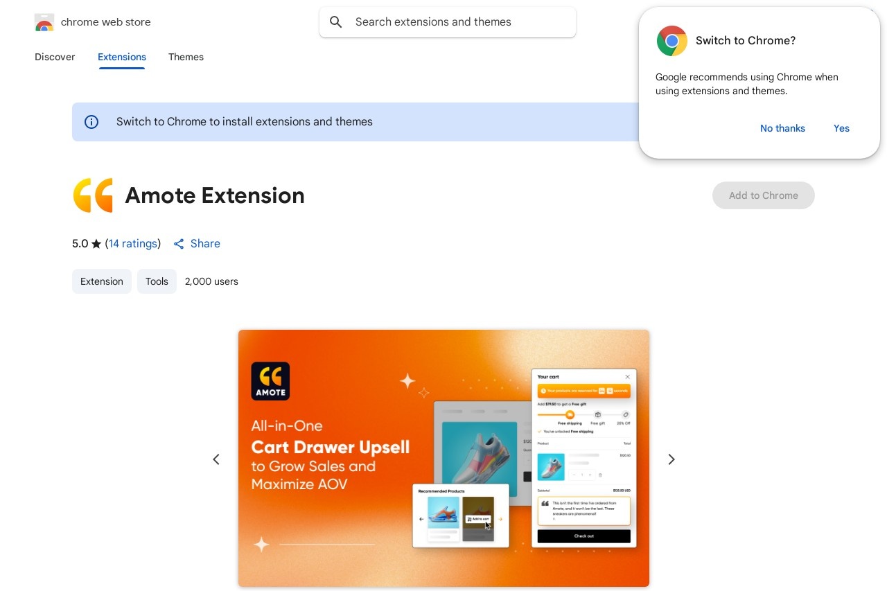 Amote Extension