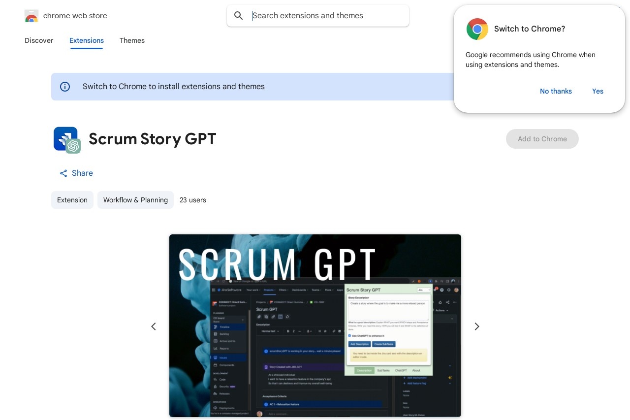 Scrum Story GPT