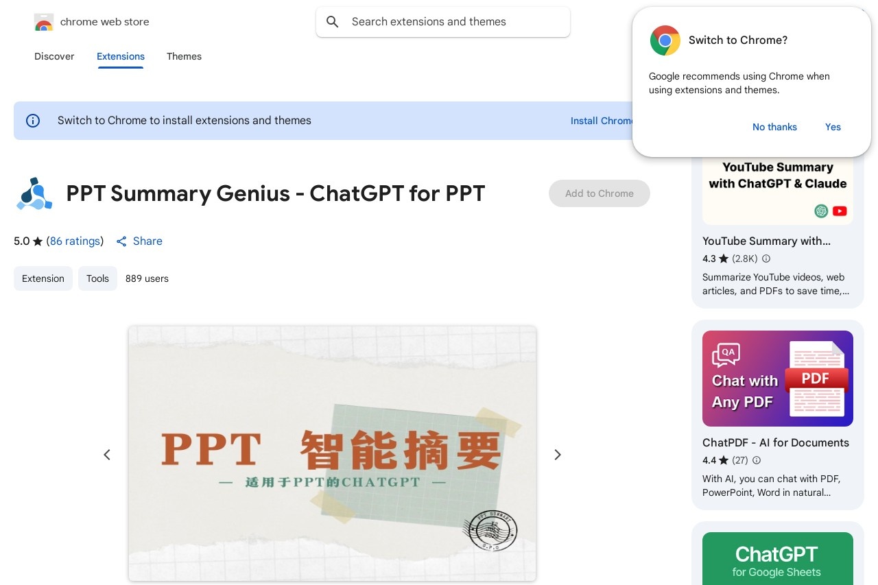 PPT Summary Genius