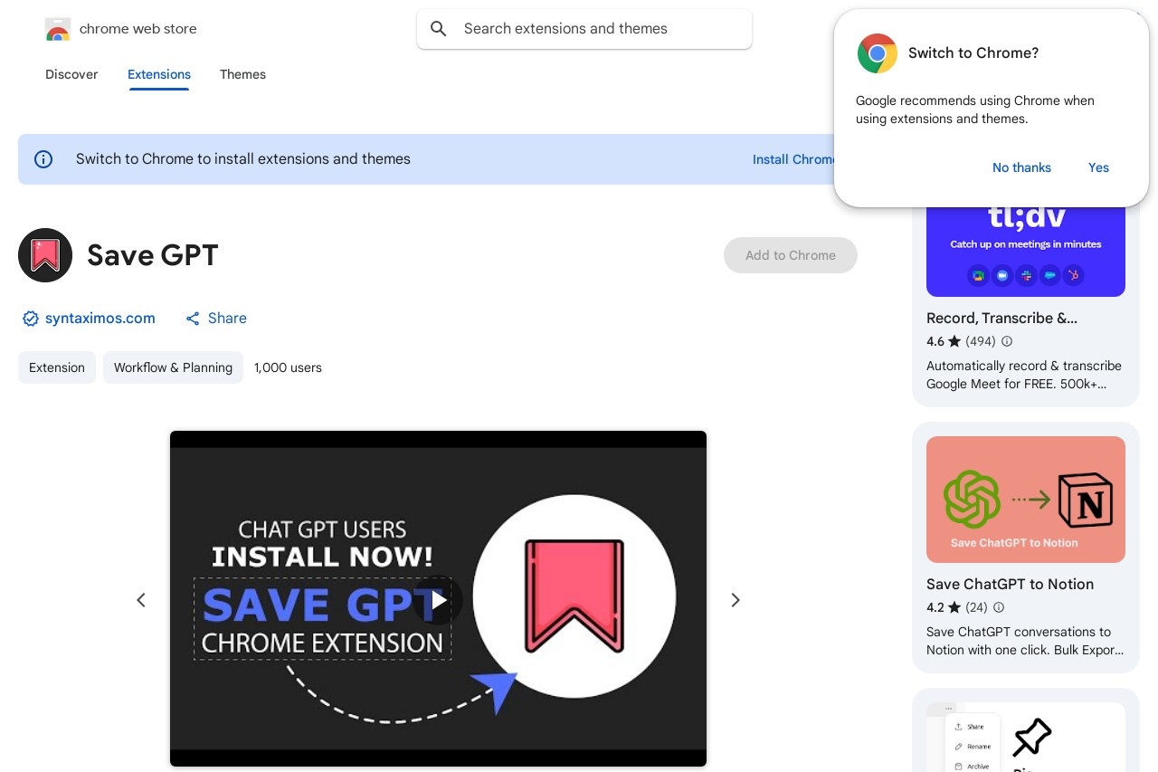 Save GPT