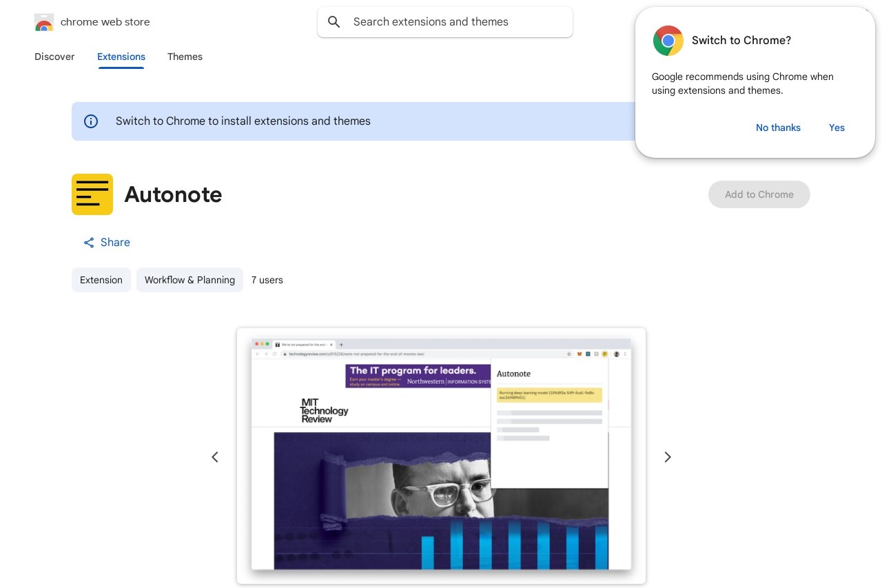 Autonote