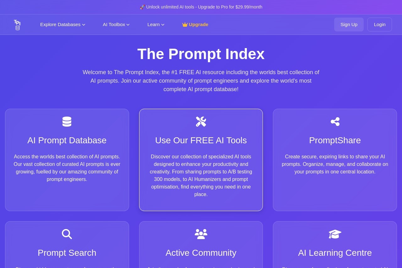The Prompt Index