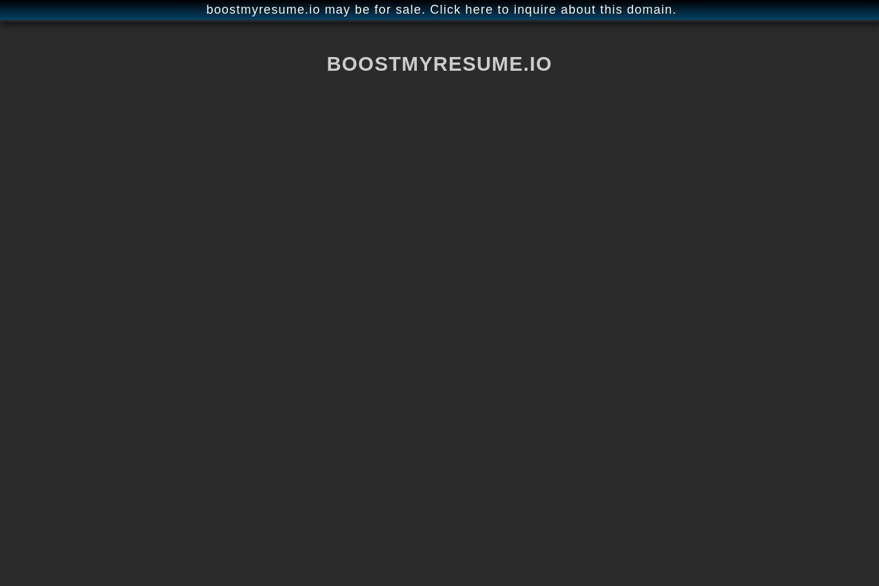 boostmyresume
