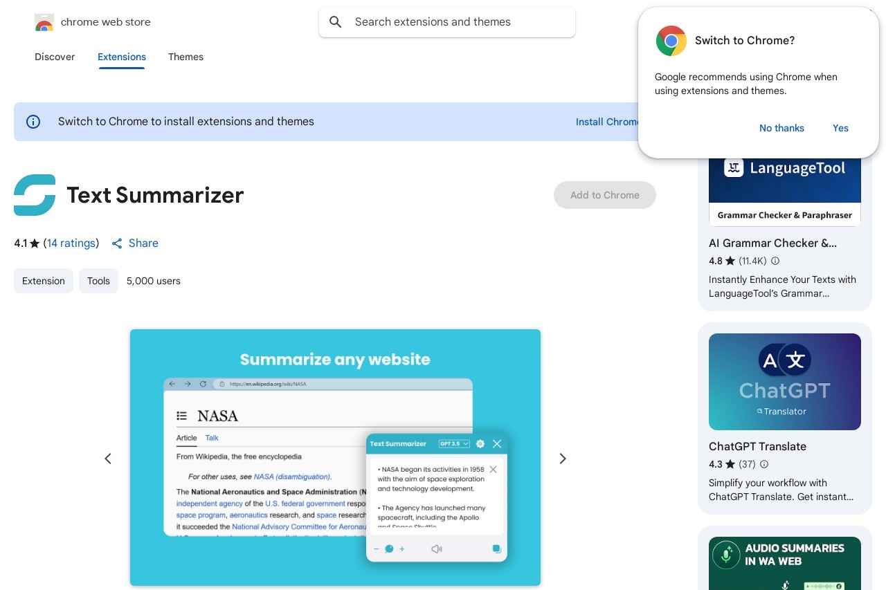 Text Summarizer