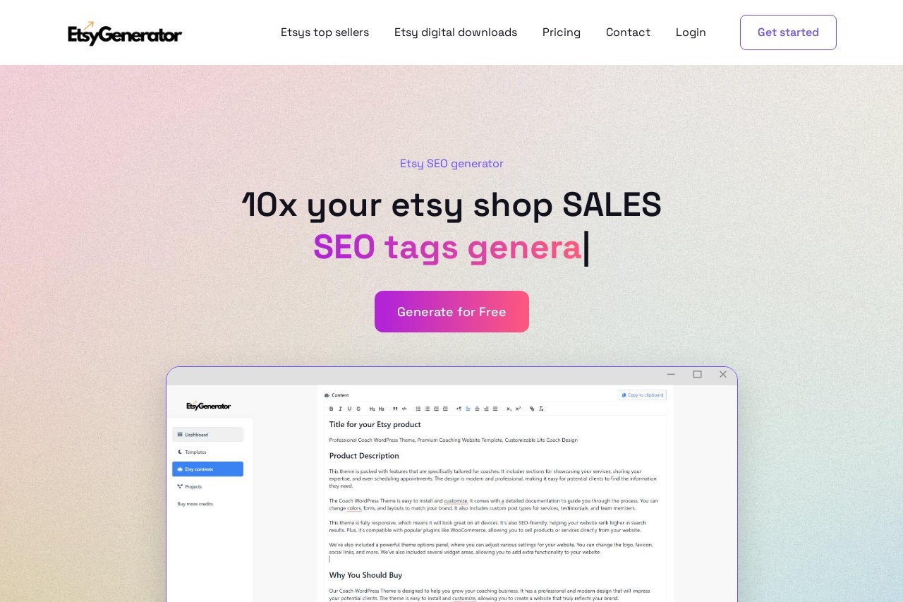 etsy generator
