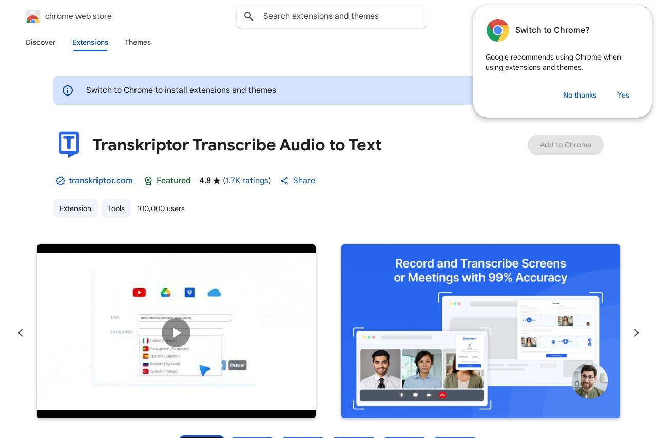 Transkriptor