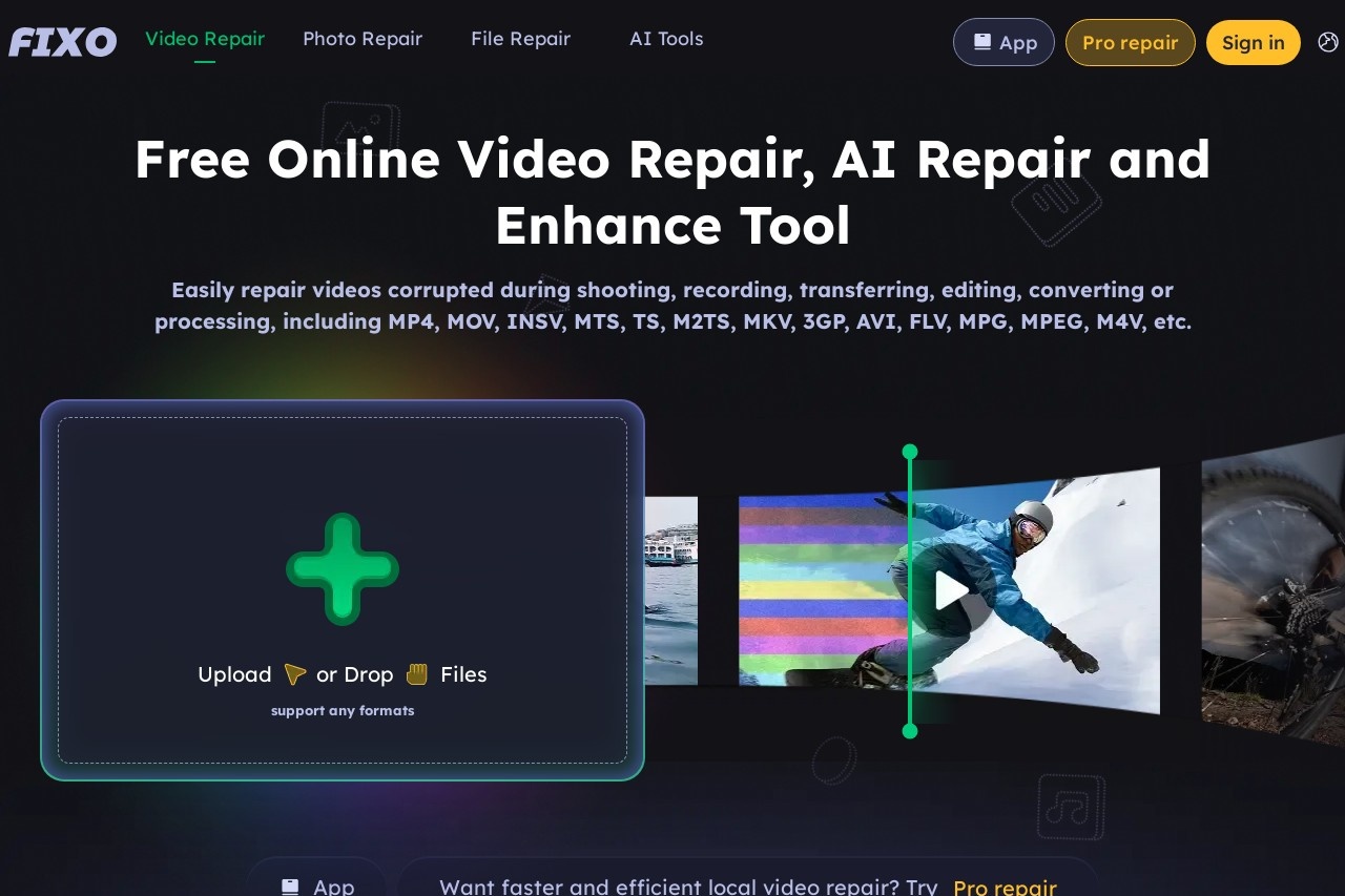 EaseUS Online Video Repair