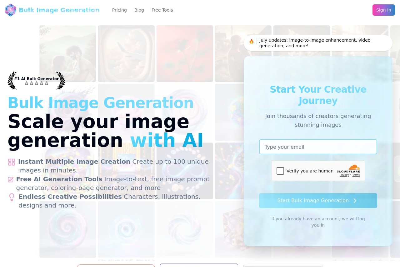 Bulk AI Image Generator