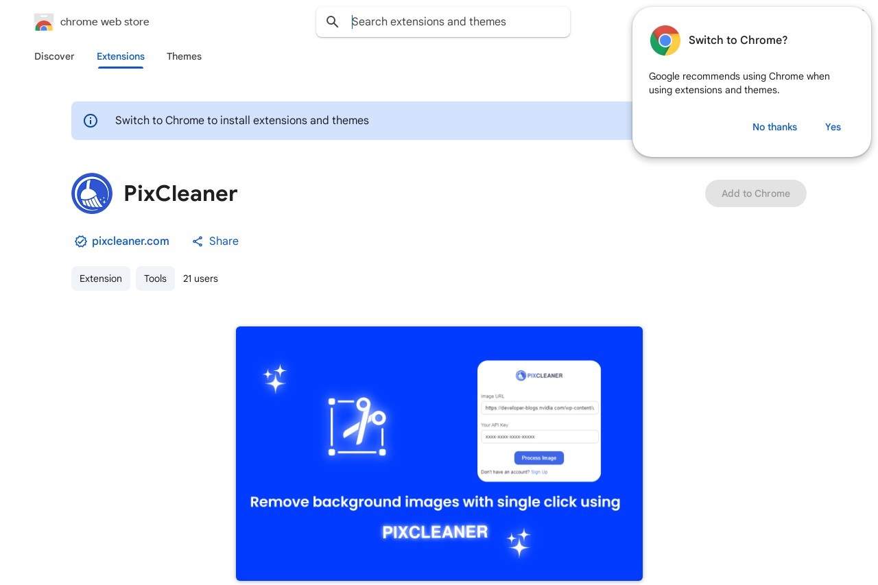 PixCleaner