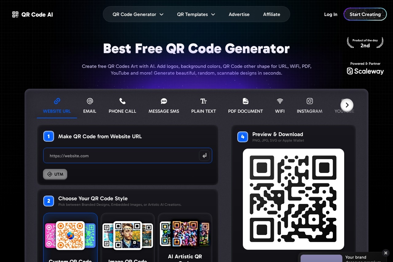 AI QR Code Generator