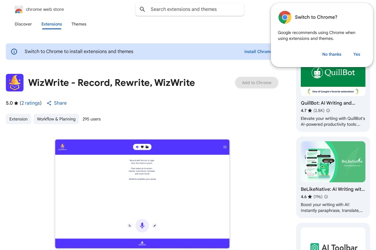 WizWrite