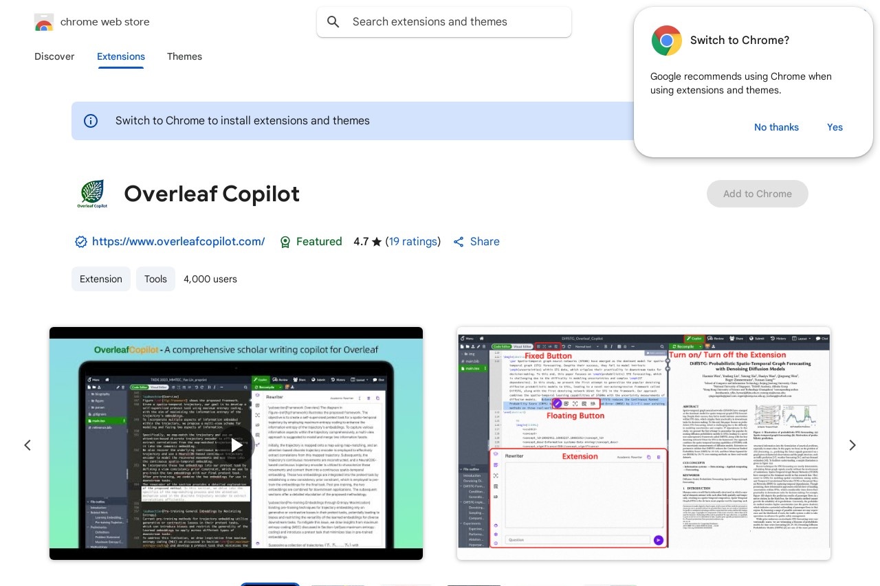 Overleaf Copilot