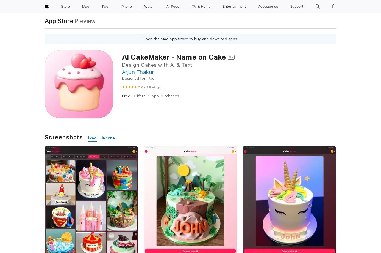 AI CakeMaker