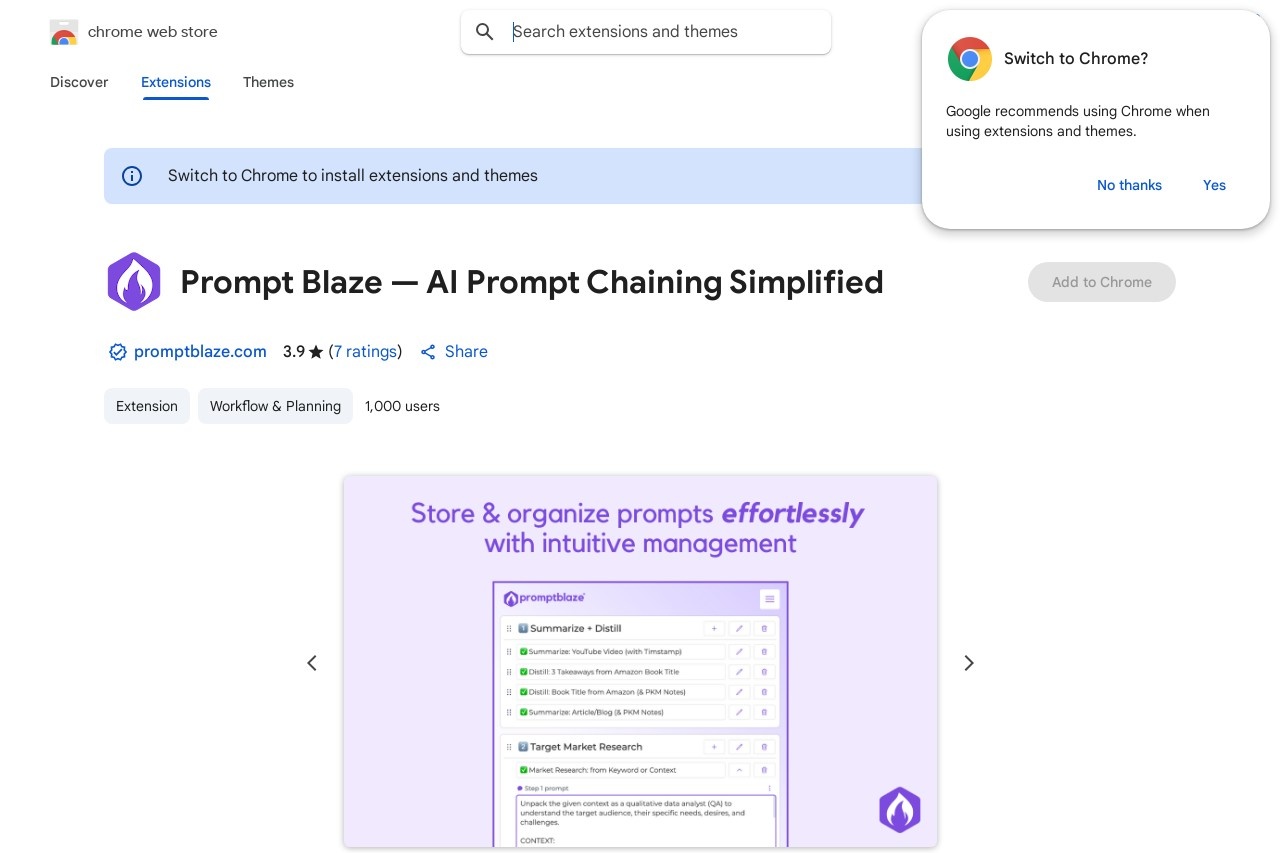 Prompt Blaze
