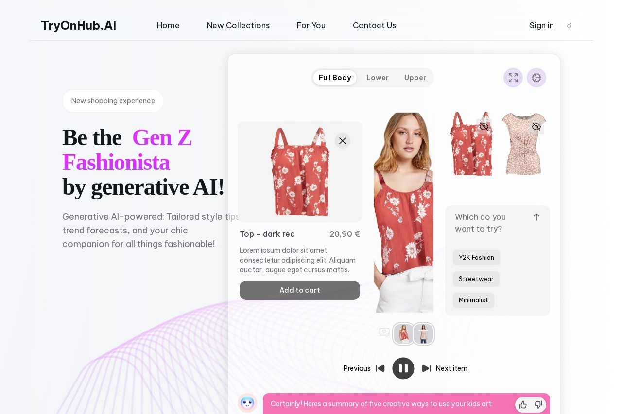 Fashion Studio TryOnHub.AI