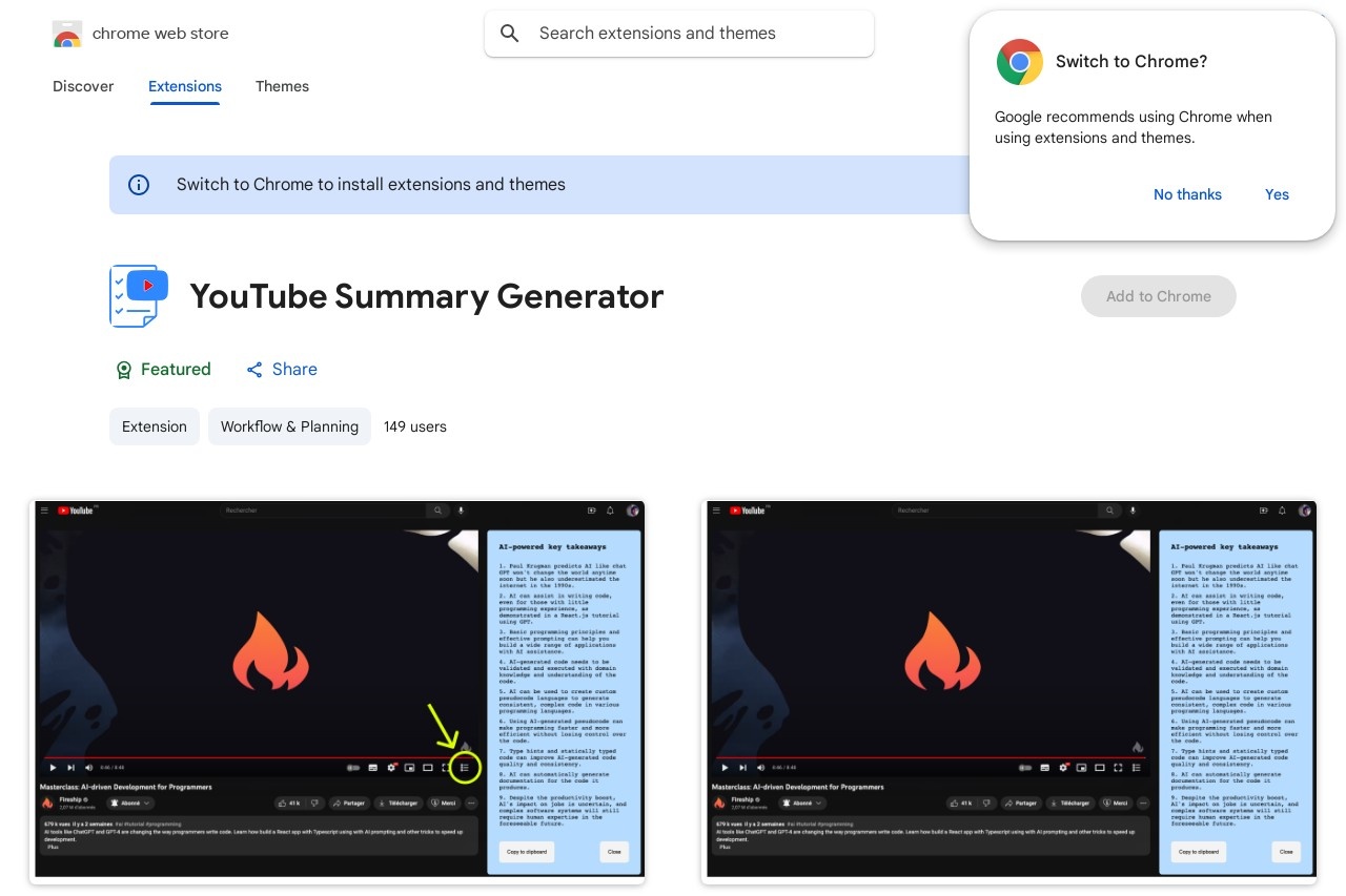 YouTube Summary Generator