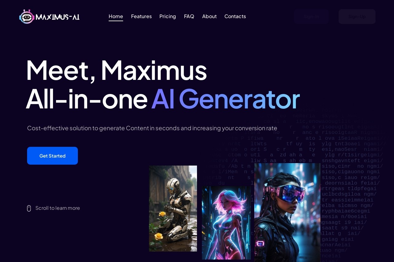 All-In-One AI Content Generator