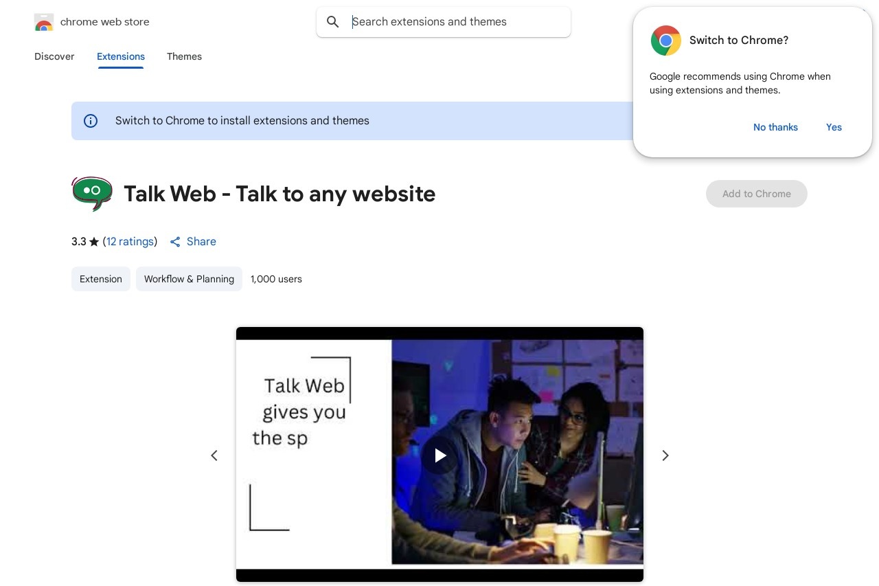 Talk Web