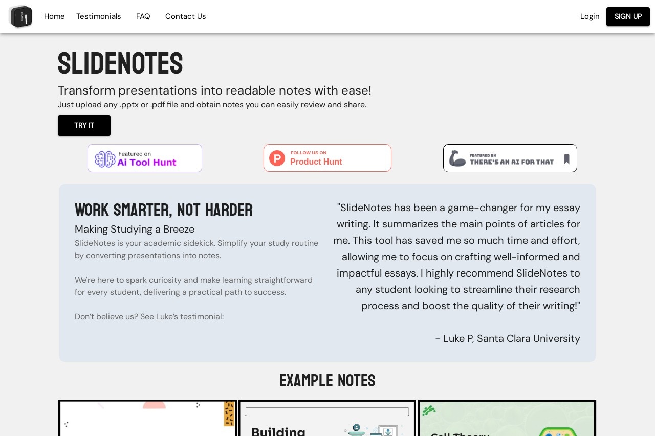 SlideNotes