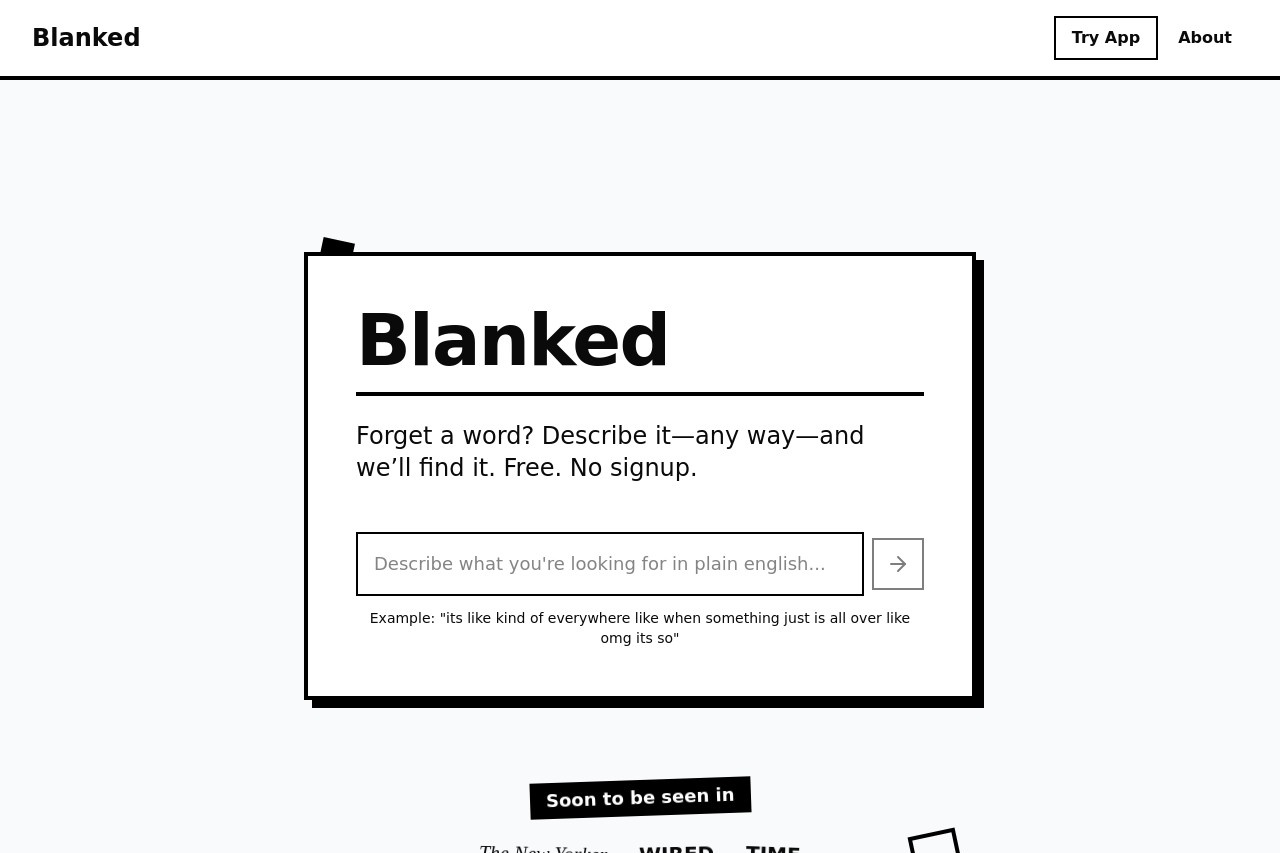 Blanked